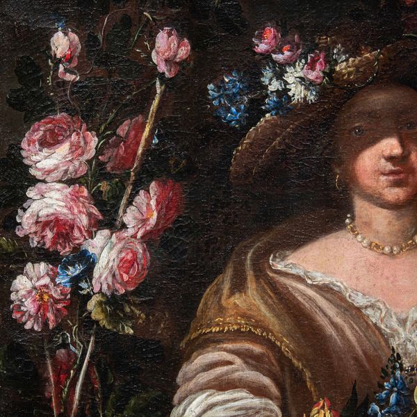 Felice Boselli : Natura morta con due donne  - Asta Old Masters - Associazione Nazionale - Case d'Asta italiane