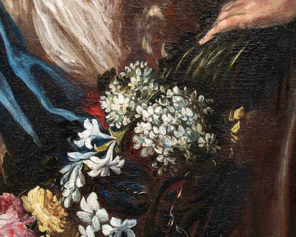 Felice Boselli : Natura morta con due donne  - Asta Old Masters - Associazione Nazionale - Case d'Asta italiane