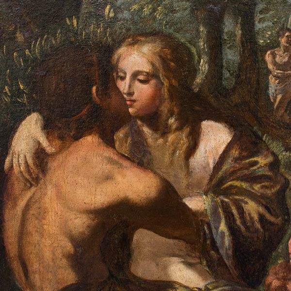 Scuola ferrarese del XVII secolo Il paradiso in terra o l�et� dell�oro  - Asta Old Masters - Associazione Nazionale - Case d'Asta italiane