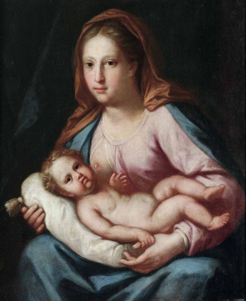 Scuola emiliana del XVIII secolo Madonna con Bambino  - Asta Old Masters - Associazione Nazionale - Case d'Asta italiane