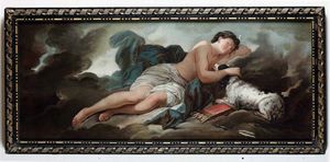 Scuola del XVIII secolo Diana addormentata  - Asta Old Masters - Associazione Nazionale - Case d'Asta italiane