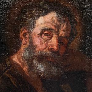 Domenico Fetti, Cerchia di : San Pietro  - Asta Old Masters - Associazione Nazionale - Case d'Asta italiane