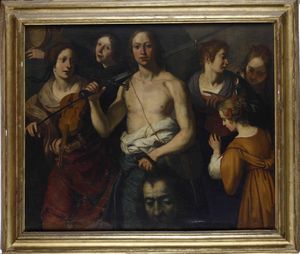 Giuseppe Badaracco : Trionfo di David  - Asta Old Masters - Associazione Nazionale - Case d'Asta italiane