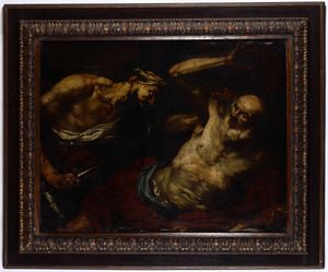 Giovan Battista Langetti : Uccisione di Archimede  - Asta Old Masters - Associazione Nazionale - Case d'Asta italiane
