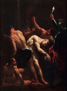 Domenico Piola : Flagellazione di Cristo  - Asta Old Masters - Associazione Nazionale - Case d'Asta italiane