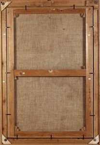 Scuola genovese del XVII secolo Ges� e Maria donano il Manto ai Santi Felice di Valois e Giovanni di Matha  - Asta Old Masters - Associazione Nazionale - Case d'Asta italiane