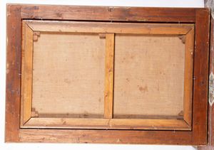 Alessandro Magnasco (1667 Genova - 1749 Genova) e Antonio Francesco Peruzzini (1643 Ancona - 1724 Milano) Paesaggio con pastori e contadini in riva al fiume  - Asta Old Masters - Associazione Nazionale - Case d'Asta italiane