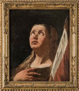 Giovanni Battista Piazzetta : Sant�Orsola  - Asta Old Masters - Associazione Nazionale - Case d'Asta italiane