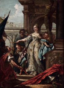 Francesco Salvator Fontebasso - Omaggio a una Regina