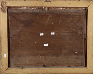 Giovan Battista Cimaroli : Paesaggio con figure e cascata  - Asta Old Masters - Associazione Nazionale - Case d'Asta italiane