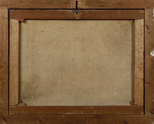 Scuola del XIX secolo Andrea Doria riceve la corona di Genova<BR>Partenza per la battaglia di un armigero  - Asta Old Masters - Associazione Nazionale - Case d'Asta italiane