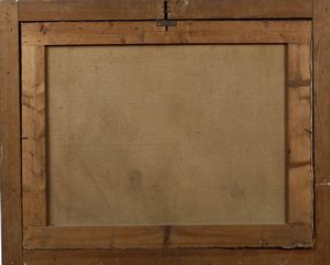 Scuola del XIX secolo Andrea Doria riceve la corona di Genova<BR>Partenza per la battaglia di un armigero  - Asta Old Masters - Associazione Nazionale - Case d'Asta italiane