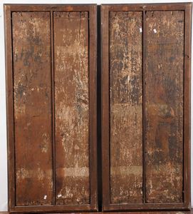 Scuola di Bruxelles del XVI secolo Storie di Santa Eremenziana martire con ritratto di committente  - Asta Old Masters - Associazione Nazionale - Case d'Asta italiane