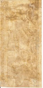 Scuola romana del XVI secolo Studio di fregio architettonico  - Asta Old Masters - Associazione Nazionale - Case d'Asta italiane