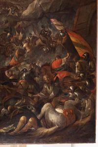 Scuola fiamminga del XVII secolo Scontro di cavalleria  - Asta Old Masters - Associazione Nazionale - Case d'Asta italiane