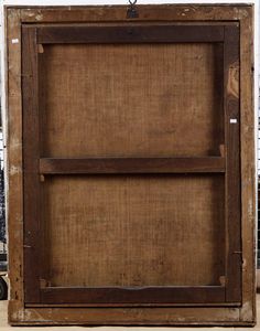 Scuola olandese del XVII secolo Scena di genere con giovane suonatore e donne  - Asta Old Masters - Associazione Nazionale - Case d'Asta italiane