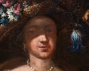 Felice Boselli : Natura morta con due donne  - Asta Old Masters - Associazione Nazionale - Case d'Asta italiane