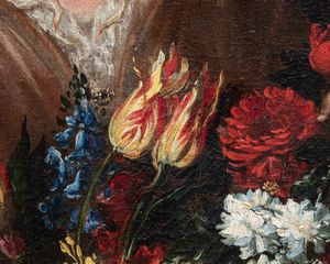 Felice Boselli : Natura morta con due donne  - Asta Old Masters - Associazione Nazionale - Case d'Asta italiane