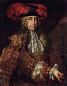 Johann Gottfried Auerbach, Attribuito a : Ritratti del imperatore Carlo VI e dell'imperatrice Elisabetta di Brunsvick  - Asta Old Masters - Associazione Nazionale - Case d'Asta italiane