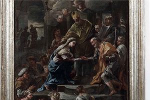 Luca Giordano : Sposalizio della Vergine  - Asta Old Masters - Associazione Nazionale - Case d'Asta italiane
