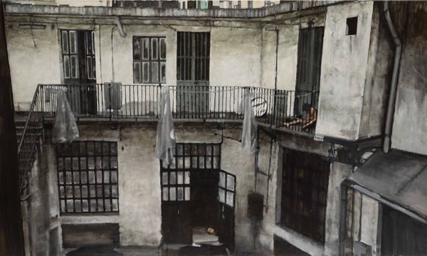 DANIELE GALLIANO : Interno  - Asta Arte Moderna e Contemporanea - Associazione Nazionale - Case d'Asta italiane