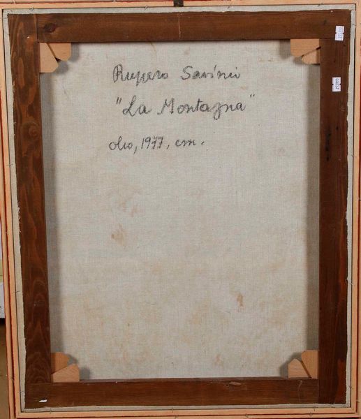 Ruggero Savinio : La montagna  - Asta Arte Moderna e Contemporanea - Associazione Nazionale - Case d'Asta italiane