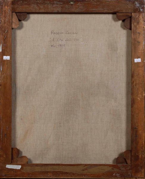 Ruggero Savinio : L'et dell'oro  - Asta Arte Moderna e Contemporanea - Associazione Nazionale - Case d'Asta italiane