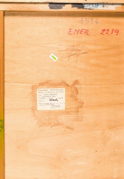 Ennio Morlotti : Paesaggio  - Asta Arte Moderna e Contemporanea - Associazione Nazionale - Case d'Asta italiane