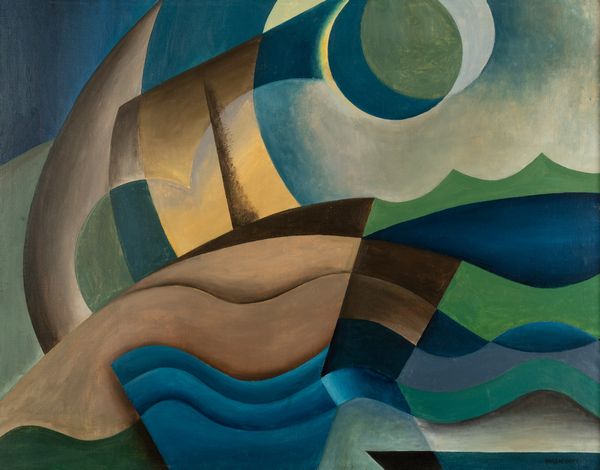 Nicolaj Diulgheroff : Paesaggio marino  - Asta Arte Moderna e Contemporanea - Associazione Nazionale - Case d'Asta italiane