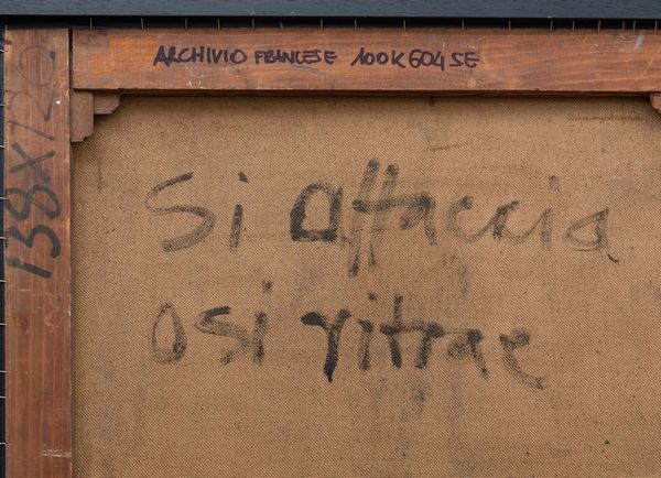 Franco Francese : Si affaccia o si ritrae  - Asta Arte Moderna e Contemporanea - Associazione Nazionale - Case d'Asta italiane