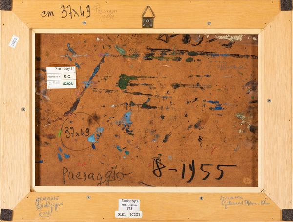 ALFREDO CHIGHINE : Paesaggio  - Asta Arte Moderna e Contemporanea - Associazione Nazionale - Case d'Asta italiane