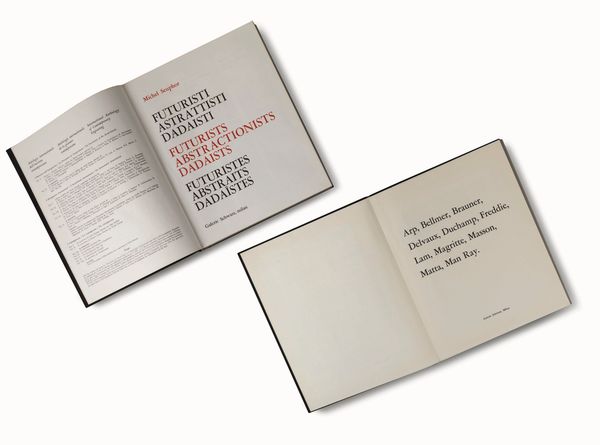 Futuristi Astrattisti Dadaisti<BR>Arp, Bellmer, Brauner, Delvaux, Duchamp, Freddie, Lam, Magritte, Masson, Matta, Man Ray  - Asta Arte Moderna e Contemporanea - Associazione Nazionale - Case d'Asta italiane