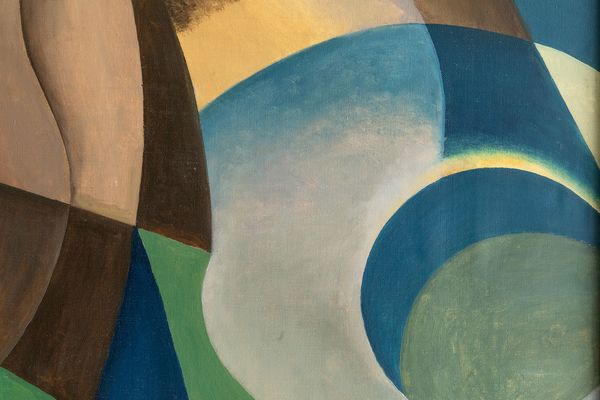 Nicolaj Diulgheroff : Paesaggio marino  - Asta Arte Moderna e Contemporanea - Associazione Nazionale - Case d'Asta italiane