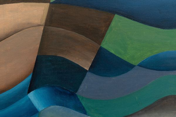 Nicolaj Diulgheroff : Paesaggio marino  - Asta Arte Moderna e Contemporanea - Associazione Nazionale - Case d'Asta italiane