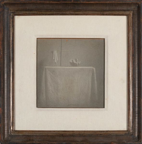 Gianfranco Ferroni : Cartoccio e straccio sul quadrato  - Asta Arte Moderna e Contemporanea - Associazione Nazionale - Case d'Asta italiane