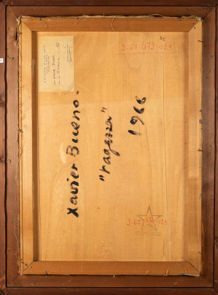 Xavier Bueno : Ragazza  - Asta Arte Moderna e Contemporanea - Associazione Nazionale - Case d'Asta italiane