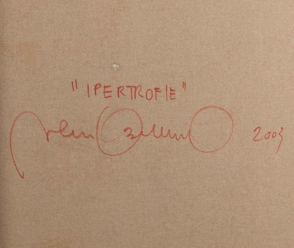 Alessandro Bellucco : Ipertrofie  - Asta Arte Moderna e Contemporanea - Associazione Nazionale - Case d'Asta italiane