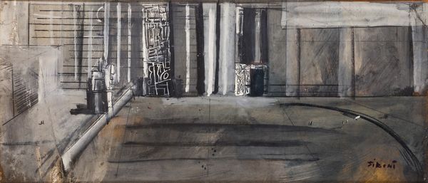 Mario Sironi : Architettura  - Asta Arte Moderna e Contemporanea - Associazione Nazionale - Case d'Asta italiane