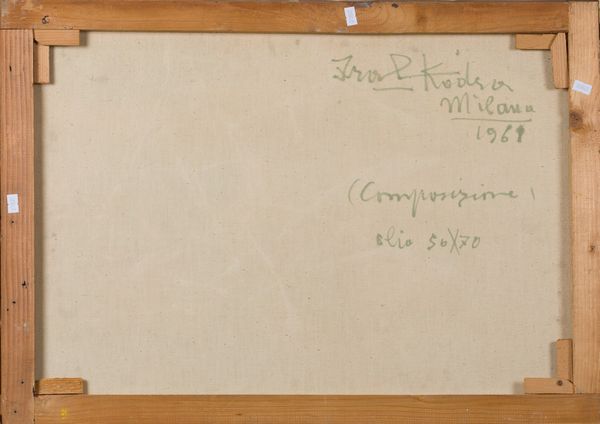 IBRAHIM KODRA : Composizione  - Asta Arte Moderna e Contemporanea - Associazione Nazionale - Case d'Asta italiane