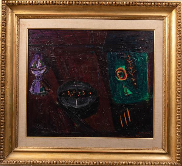 Bruno Cassinari : Natura morta  - Asta Arte Moderna e Contemporanea - Associazione Nazionale - Case d'Asta italiane