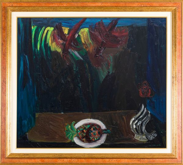 Bruno Cassinari : Finestra sulla collina  - Asta Arte Moderna e Contemporanea - Associazione Nazionale - Case d'Asta italiane