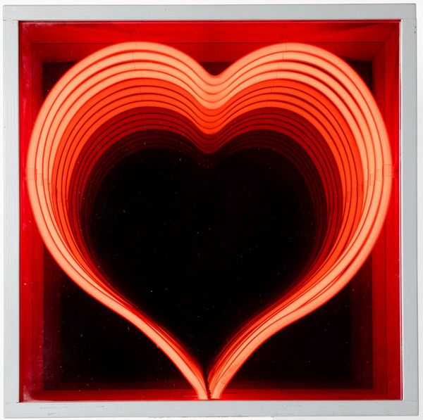 Paolo Scirpa : Cuore-Luce  - Asta Arte Moderna e Contemporanea - Associazione Nazionale - Case d'Asta italiane