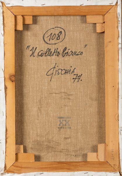 Lèon Gischia : Il colletto bianco  - Asta Arte Moderna e Contemporanea - Associazione Nazionale - Case d'Asta italiane