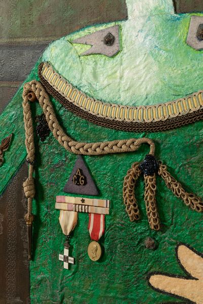 ENRICO BAJ : Ufficiale dopo il relax  - Asta Arte Moderna e Contemporanea - Associazione Nazionale - Case d'Asta italiane