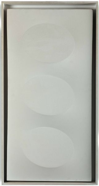 Turi Simeti : Senza titolo (Tre ovali bianchi)  - Asta Arte Moderna e Contemporanea - Associazione Nazionale - Case d'Asta italiane