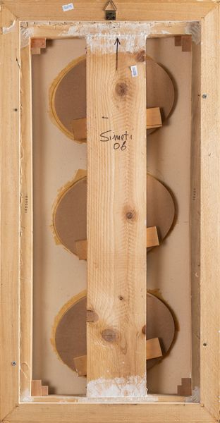 Turi Simeti : Senza titolo (Tre ovali bianchi)  - Asta Arte Moderna e Contemporanea - Associazione Nazionale - Case d'Asta italiane