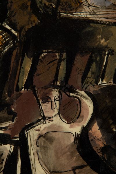 Mario Sironi : Composizione  - Asta Arte Moderna e Contemporanea - Associazione Nazionale - Case d'Asta italiane