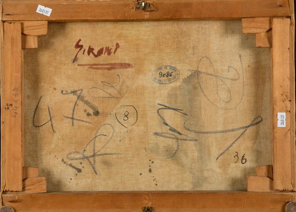 Mario Sironi : Composizione  - Asta Arte Moderna e Contemporanea - Associazione Nazionale - Case d'Asta italiane