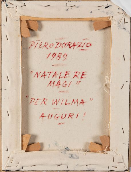 PIERO DORAZIO : Natale Re Magi  - Asta Arte Moderna e Contemporanea - Associazione Nazionale - Case d'Asta italiane