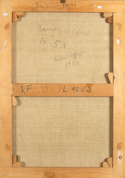 Emilio Isgrò : Numero due  - Asta Arte Moderna e Contemporanea - Associazione Nazionale - Case d'Asta italiane